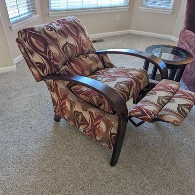 Lot #2 - Lane Furniture Recliner Chair with Decorative Fabric
