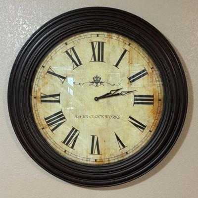 Lot #45 - Aspen Clockworks 40" Wall Clock