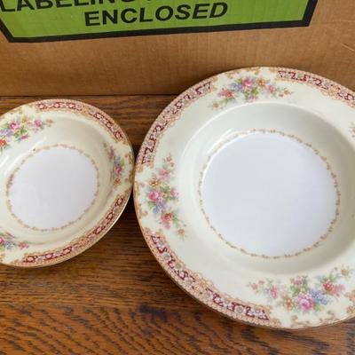 81 piece china set