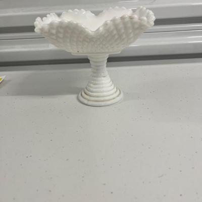 Milk Glass Candy Dish