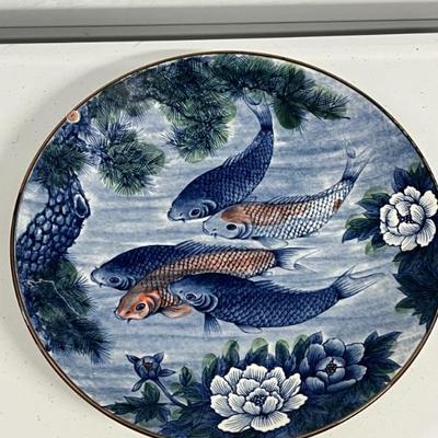 Asian Fish Themes Plate