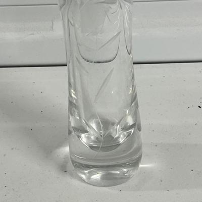 Lead Crystal Bud Vase