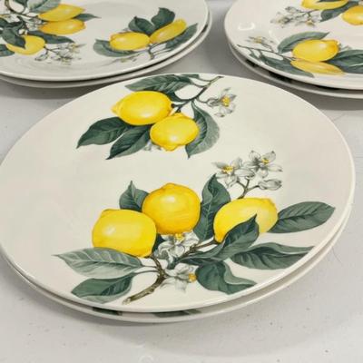 Lemon Themed Salad Plates
