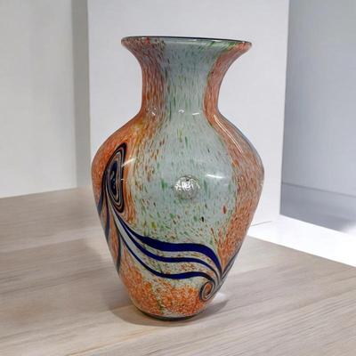 Hand Blown Glass Vase