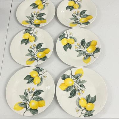 Lemon Themed Dinner Plates
