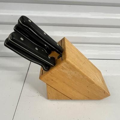 Knives and Block