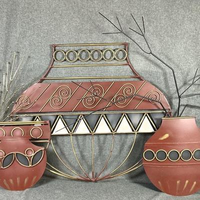 Southwest Metal Wall Hanging Decor