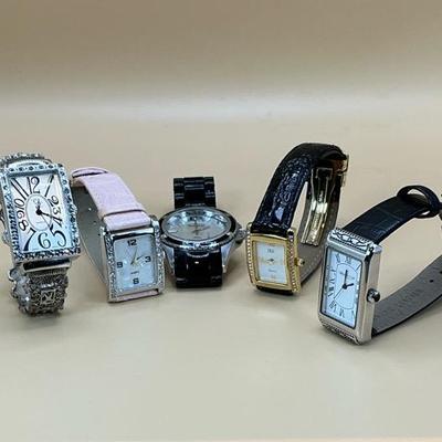 Armitron And 4 Assorted Ladies Fashion Watches