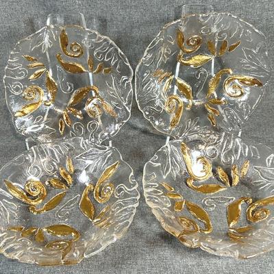 Gold Leaf Plates