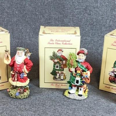 Santas From England, Scotland And Ireland - International Santa Clause Collection 