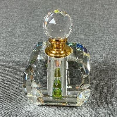 Crystal Perfume Bottle And Stopper