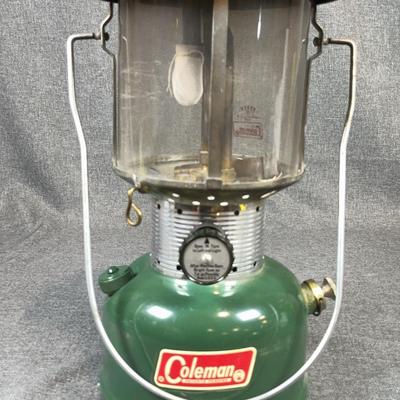 Vintage Coleman Double Mantle Lantern Model 220f - 228f