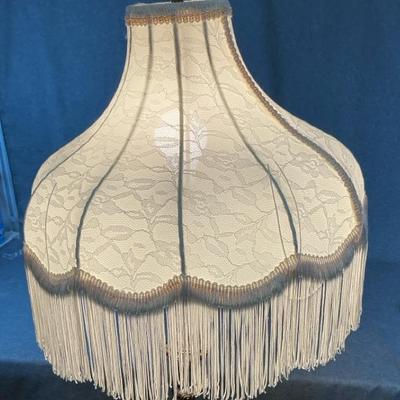 Floor Lamp With Fringe Lampshade