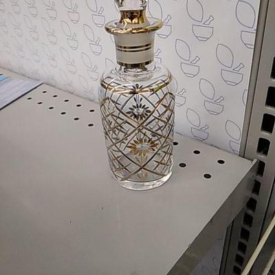 Gilded glassware