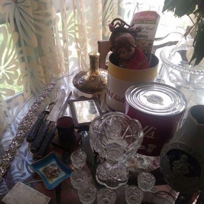 Cables soup doll w can small eapg punch bowl cups limoges