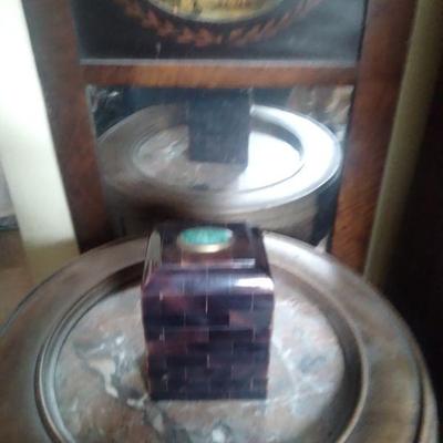 Maitland smith foax tortoise box gem top