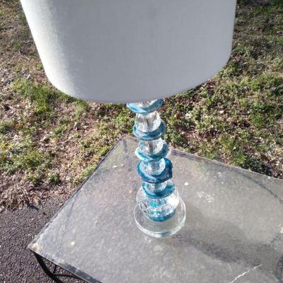 Crystal and geode lamp