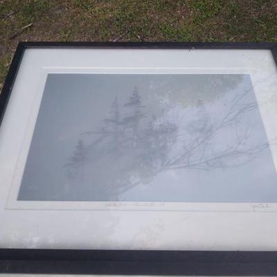 Signed framed photo c polack