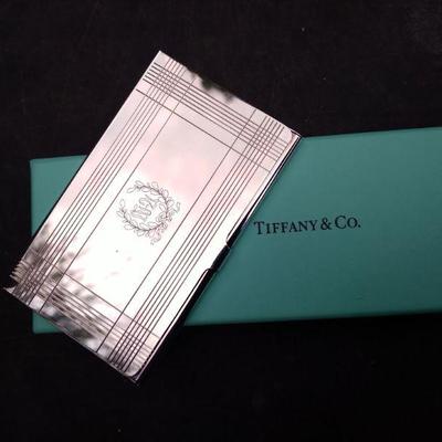 Silverplate tiffany card case