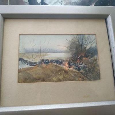 Antique watercolor