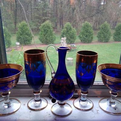 Italian gilded venitian glass