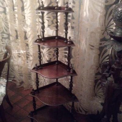 Victorian wood conver shelf