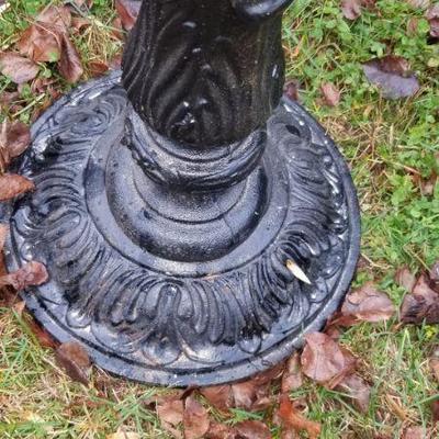 Cast iron victorian antique table base