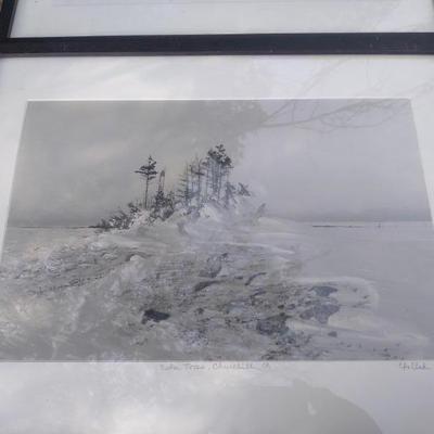 Signed framed photo c polack
