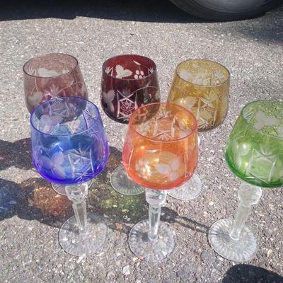 Bohemian stemware