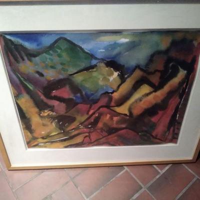 Listed artis water color myrna harrison