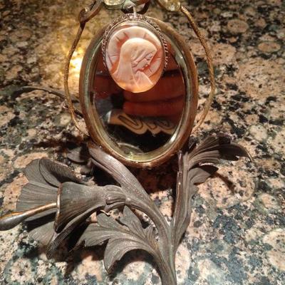 Victorian pocket watch  holder