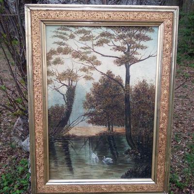 Victorian oil paintings on canvas+++ many more