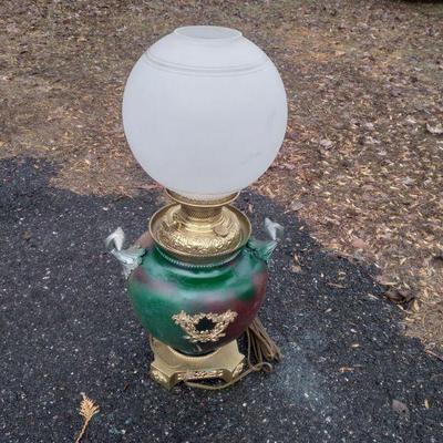 Metal Base gwtw lamp