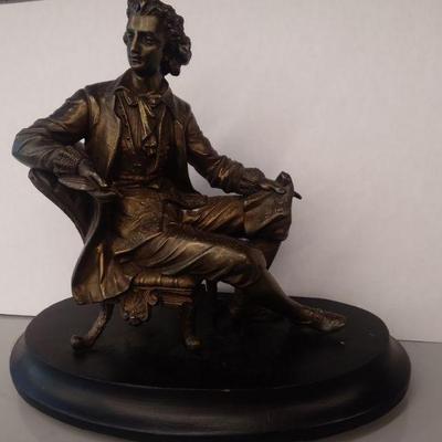 spelter statue