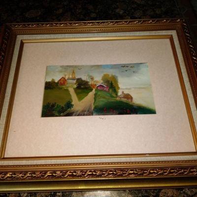 Oil on board