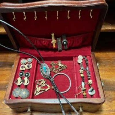 https://ctbids.com/estate-sale/34797/item/3906376/Jewelry-Box-With-Assortment-Of-Cuff-Links-Tie-Pins-More