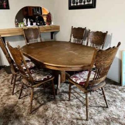 https://ctbids.com/estate-sale/34797/item/3906532/4ft-X-7ft-Solid-Wood-Oval-Dining-Room-Table-6-Chairs