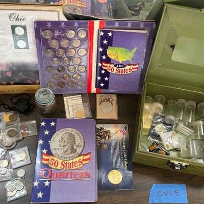 https://ctbids.com/estate-sale/34797/item/3902668/50-States-Quarter-Collections-And-Collector-Essentials