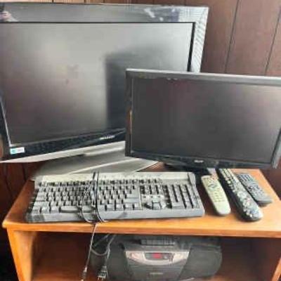 https://ctbids.com/estate-sale/34797/item/3906493/Sharp-Phillips-W-TV-s-Acer-Computer-Screen-Audio-box-Boombox