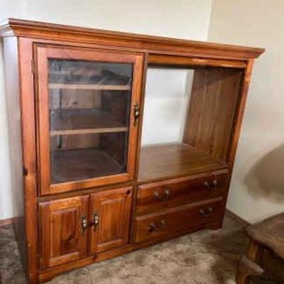 https://ctbids.com/estate-sale/34797/item/3908087/54x48x22-Wood-Rolltop-Entertainment-Center