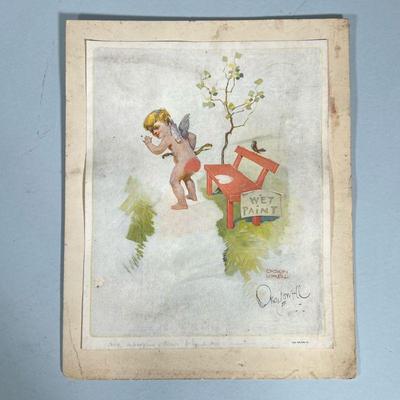 ORSON BYRON LOWELL (1871-1956) SIGNED PRINT | A Warm Heart. 10.25 x 8.25 in sight. Print on paper. Signed lower right, print of Life...