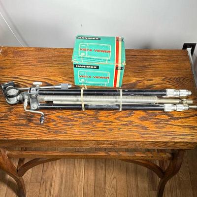 (2pc) Vista Viewer & Tripod | Quick-Set champ model C1 tripod, and a Hanimex Vista-Viewer in original box.

