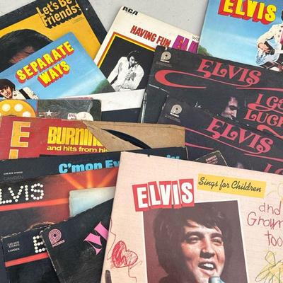 Collection Elvis Records | Vinyl record albums including Separate Ways, Let's Be Friends, The Sun Sessions, Frankie & Johnny,...
