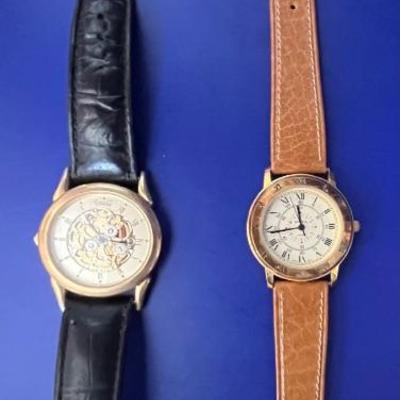 Two Men's Fossil Wristwatches