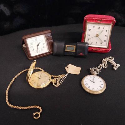 JP007 - Travel Clocks and Pocket Watches