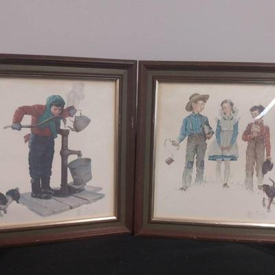 DS024 - Vintage Norman Rockwell Prints