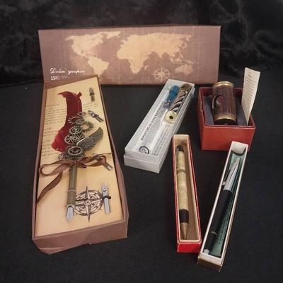 JP027 - Reproduction and vintage optical and writing paraphernalia  