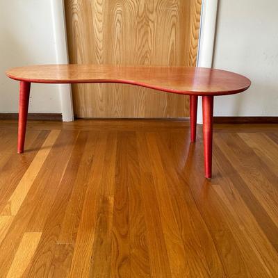 Mid-Century Kidney Shaped Coffee Table