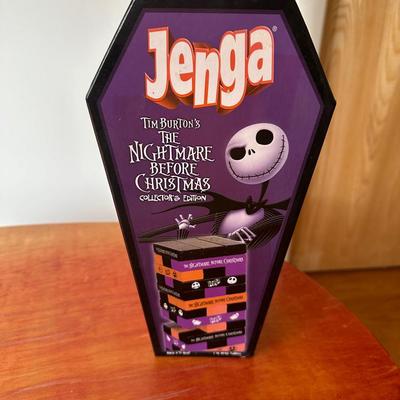 Tim Burton’s The Nightmare Before Christmas Collector’s Edition Jenga – Rare Coffin Box