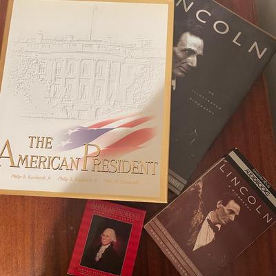 Presidential History Book & Audiobook Lot - Lincoln & U.S. Presidents